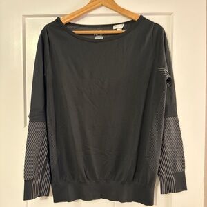 Nike Black and Gray Women's Top